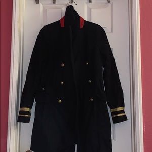 Zara Navy Coat S